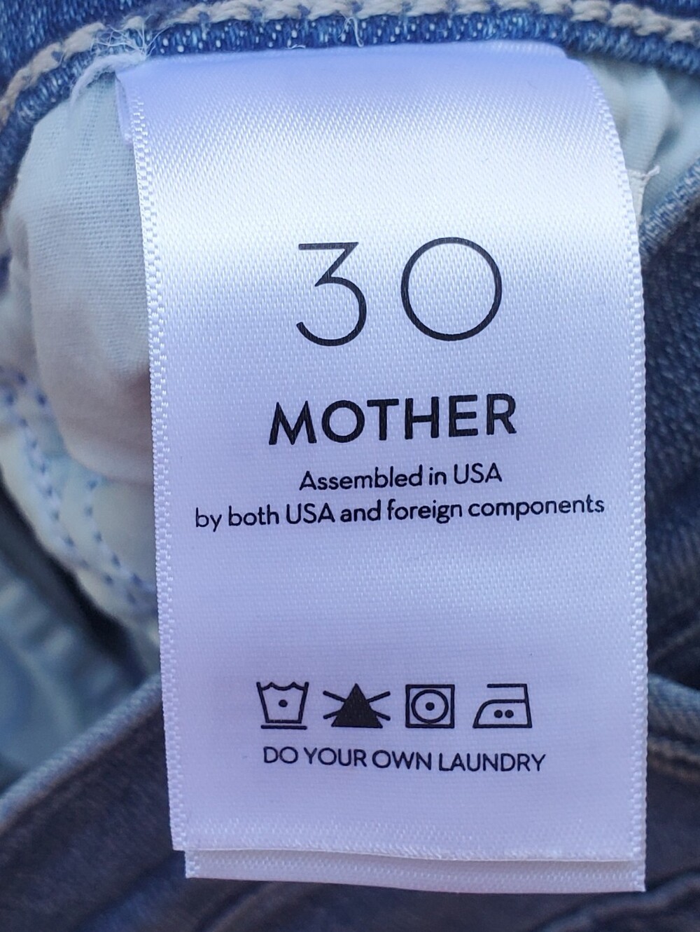 MOTHER The Hustler Ankle Fray Size 30 - Picture 5 of 7
